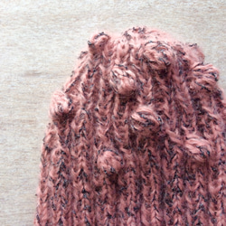 弗萊克的針織帽粉紅色 第2張的照片