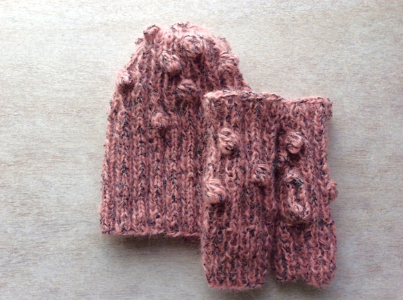 弗萊克的針織帽粉紅色 第3張的照片