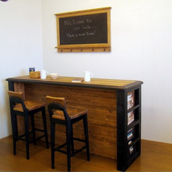 デスク・チェアセットW60 ツートン（天板ブラウン）脚テーパー 机