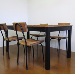 デスク・チェアセットＷ60　ツートン（天板ブラウン）脚テーパー デスク・チェアセットW60 ツートン（天板ブラウン）脚テーパー 机