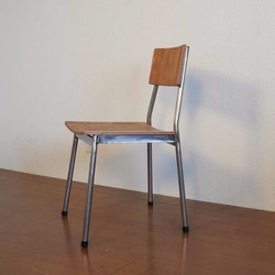 デスク・チェアセットW60 ツートン（天板ブラウン）脚テーパー 机