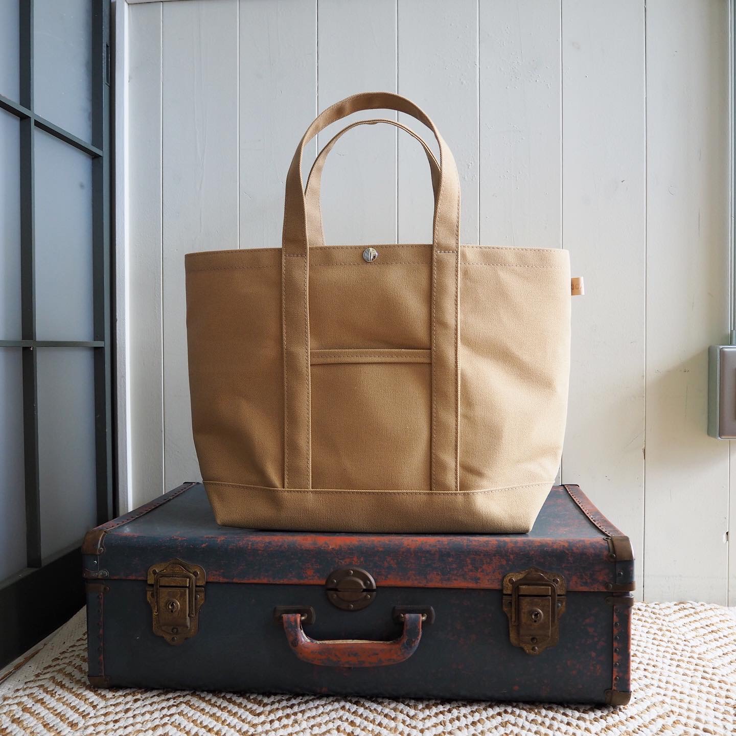 帆布Lトートバッグ ベージュ トートバッグ 63CANVAS 通販