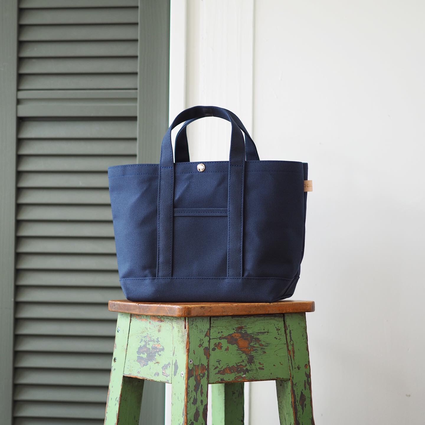 帆布Mトートバッグ  コン