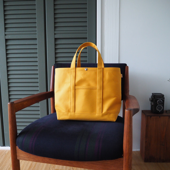 帆布Lトートバッグ マスタード トートバッグ 63CANVAS 通販