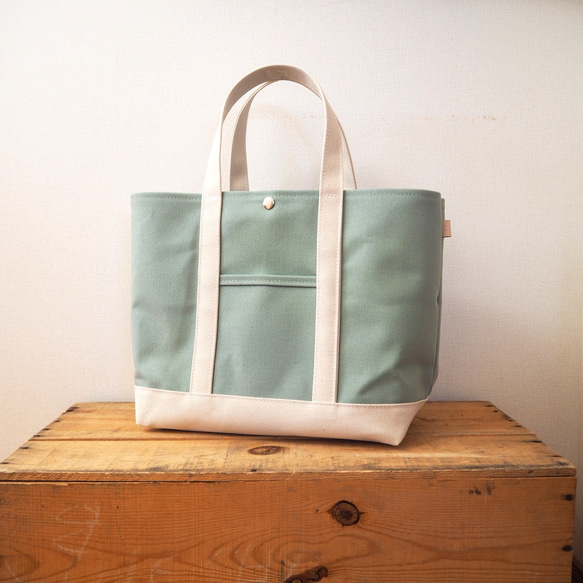 帆布Lトートバッグ ミントドロップ×キナリ トートバッグ 63CANVAS 通販