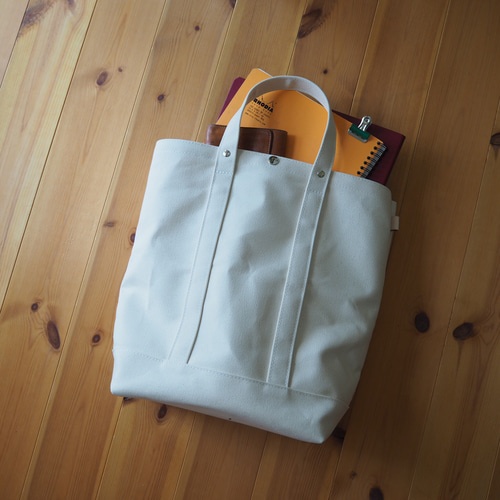 【ふわりん】ハンドメイドトートバッグ　帆布 ふわりん】ハンドメイドトートバッグ 帆布 ふわりん様専用