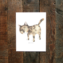 「臭い猫を飼いたい」猫イラストポストカードグループB（8枚/枚） 4枚目の画像