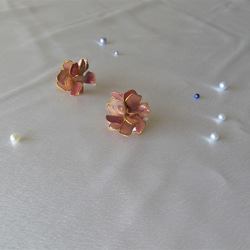 Karen.K -『松毬』 小毬果 水晶感 juice 貼耳耳環    秋季 手作矽膠耳夾 下單製作 第5張的照片