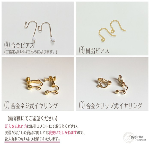 ★ジンベエザメ ピアスorイヤリング -20210421-2- 4枚目の画像