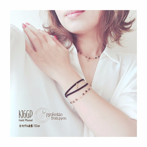 K16GP】ハロウィンカラー♡ブレスレット ブレスレット pyon※発送目安ご  