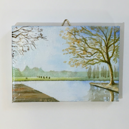 りんごのアクリル画 原画 初のアクリル画投稿「青いリンゴの絵」｜メタオ屋 シュン
