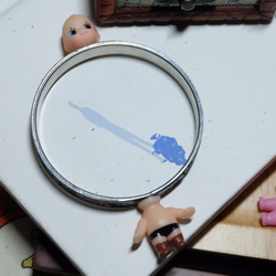 RemadeUni手工趣怪創意丘比手環/復古收藏KEWPIE天使娃娃比改造首飾手鐲 第7張的照片