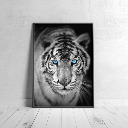 虎　アートポスター　北欧アート　タイガー 虎アートポスター北欧アートタイガー