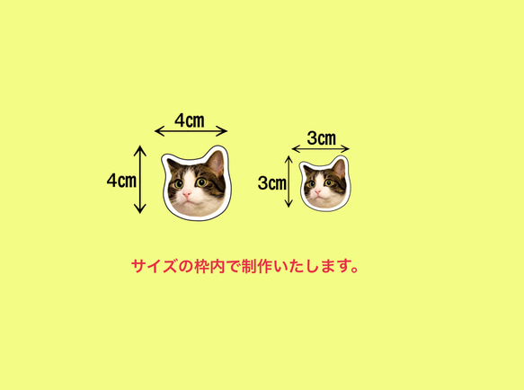 ペットシール12枚/ 4㎝、3㎝/耐水性 3枚目の画像