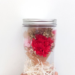 與實花||康乃馨之吻花罐 乾燥花 不凋花 花束 兩色可選 母親節 第3張的照片