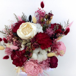 與實花||凡爾賽玫瑰 乾燥花捧花 不凋花 乾燥花 外拍 捧花 婚禮 第2張的照片