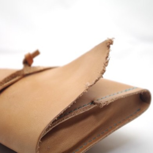 h様オーダー品】手縫いのざっくりシャグポーチ ポーチ いよやスタジオ