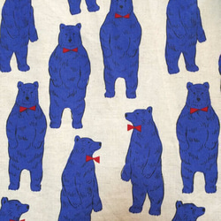 北歐動物：熊耀斑禮服：半袖/坯布 第3張的照片