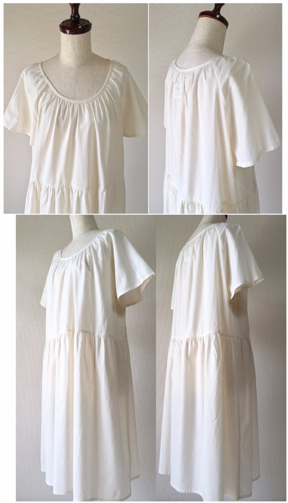 棉製拉格倫連衣裙*製作*平原 第5張的照片