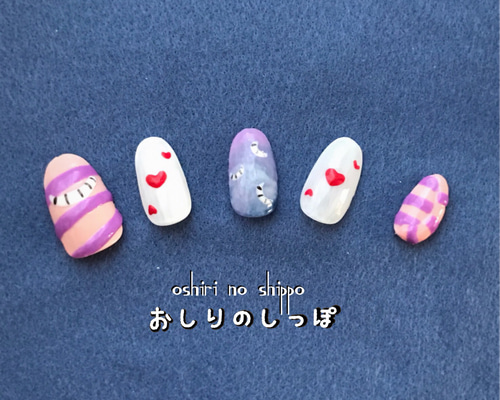 のんちゃゃネイル ︎ めっちゃ可愛いネイルになった（≧∇≦*）‪‪❤︎‬ SUPER‬