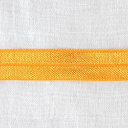 カラーゴム(ストレッチリボン) 241　フラット(ライトオレンジ) ２ｍ単位 2枚目の画像