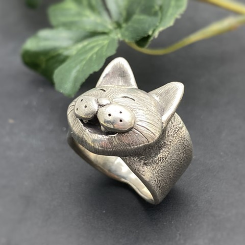 猫好きを主張するリング 指輪・リング silver march 通販