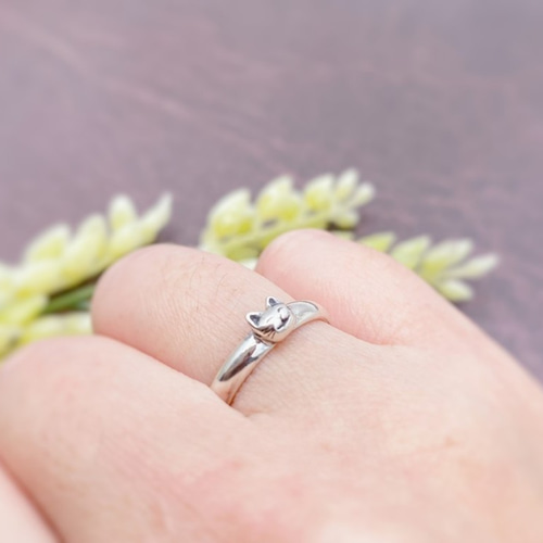 指輪・リング [Fakiii] SUGASCOOP Meow Ring プチネコリング 指輪・リング silver march 通販 85189｜Creema