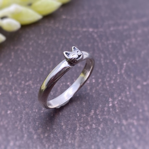 指輪・リング [Fakiii] SUGASCOOP Meow Ring プチネコリング 指輪・リング silver march 通販 85189｜Creema