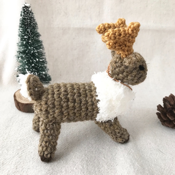 あみぐるみトナカイ 3枚目の画像