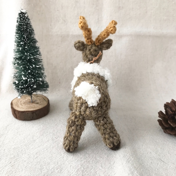 あみぐるみトナカイ 4枚目の画像