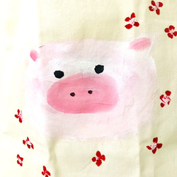 Dr Piggy Bag 小豬春遊環保輕型薄麻布袋/環保袋/限量珍喜版 第2張的照片