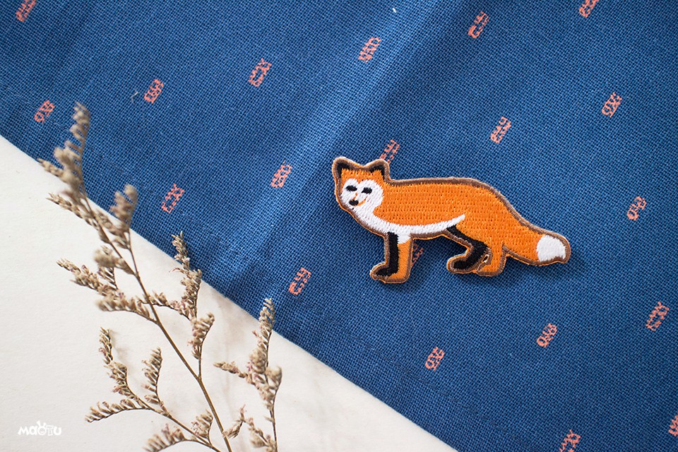 Maotu - 刺繍のブローチ/パッチ（フォックス） ブローチ Maotu