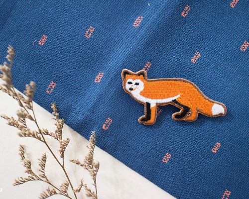 Maotu - 刺繍のブローチ/パッチ（フォックス） ブローチ Maotu