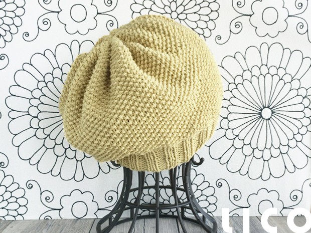 【選べるサイズ】包まれるかぼちゃ帽/コットンかのこ*ミモザイエロー