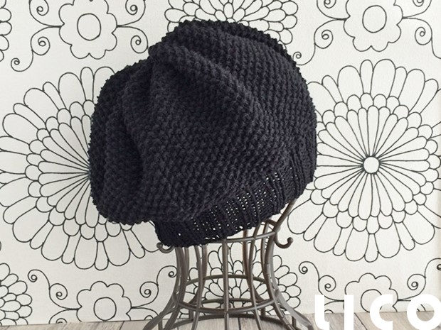 【選べるサイズ】包まれるかぼちゃ帽/コットンかのこ*ナイトブラック