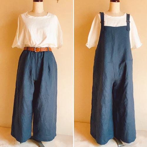 在庫あり＊スラブダブルガーゼTシャツ＊ドルマンT＊フリーサイズ