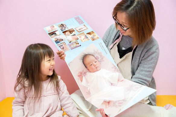 赤ちゃんのファーストアルバム　【 オーダーメイド エコー写真 】 6枚目の画像