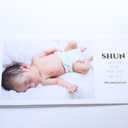 赤ちゃんのファーストアルバム　【 オーダーメイド エコー写真 】 3枚目の画像
