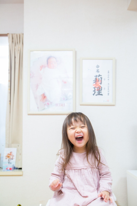 【スマホで撮った写真で作れる】赤ちゃんの等身大ポスター　A２ 3枚目の画像