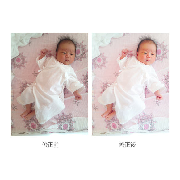 【スマホで撮った写真で作れる】赤ちゃんの等身大ポスター　A２ 4枚目の画像