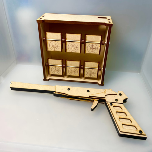 輪ゴム鉄砲 10個セット ゴム銃 セミオート10連発 NEO - Extreme (Petit