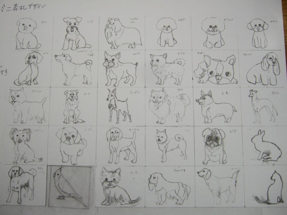 犬のミニ表札　ハウスや玄関 プレゼント 各犬種 ネコチワワ  柴犬 コーギー パグ シュナウザー ウサギ　 9枚目の画像