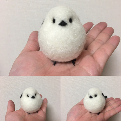 羊毛フェルト✿オーダー受け付け用ページ 羊毛フェルト。シマエナガ。オーダー専用ページ オーダー制作】羊毛