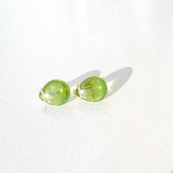 glass×drop×OLIVE:ノンホールピアス 1枚目の画像