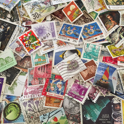 オリンピック記念あり♩世界の使用済切手 超お得な500枚セット！　デコパージュ・コラージュ・レジン 4枚目の画像