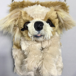 シーズー犬のバネ口バッグ（ショルダーバッグ） 1枚目の画像
