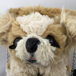 シーズー犬のバネ口バッグ（ショルダーバッグ） 5枚目の画像