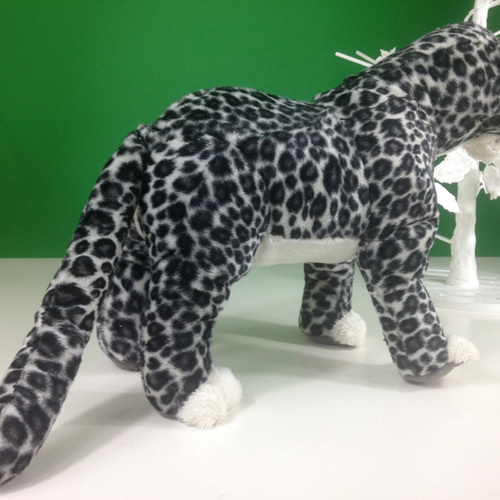 【レア】【53cm】フランス La Pelucherie 黒豹ぬいぐるみ HANSA（ぬいぐるみ） BH3426 クロヒョウ 仔 HANSA くろひょう 黒