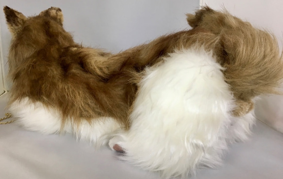 大型長毛のゴージャスな猫のバッグ 9枚目の画像