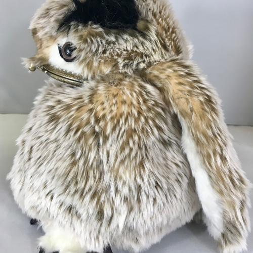 フクロウバッグ（がま口、11センチ） ぬいぐるみ ゴリ 通販｜Creema 